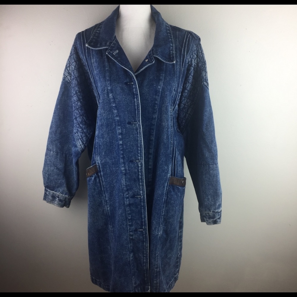 Vintage denim coat